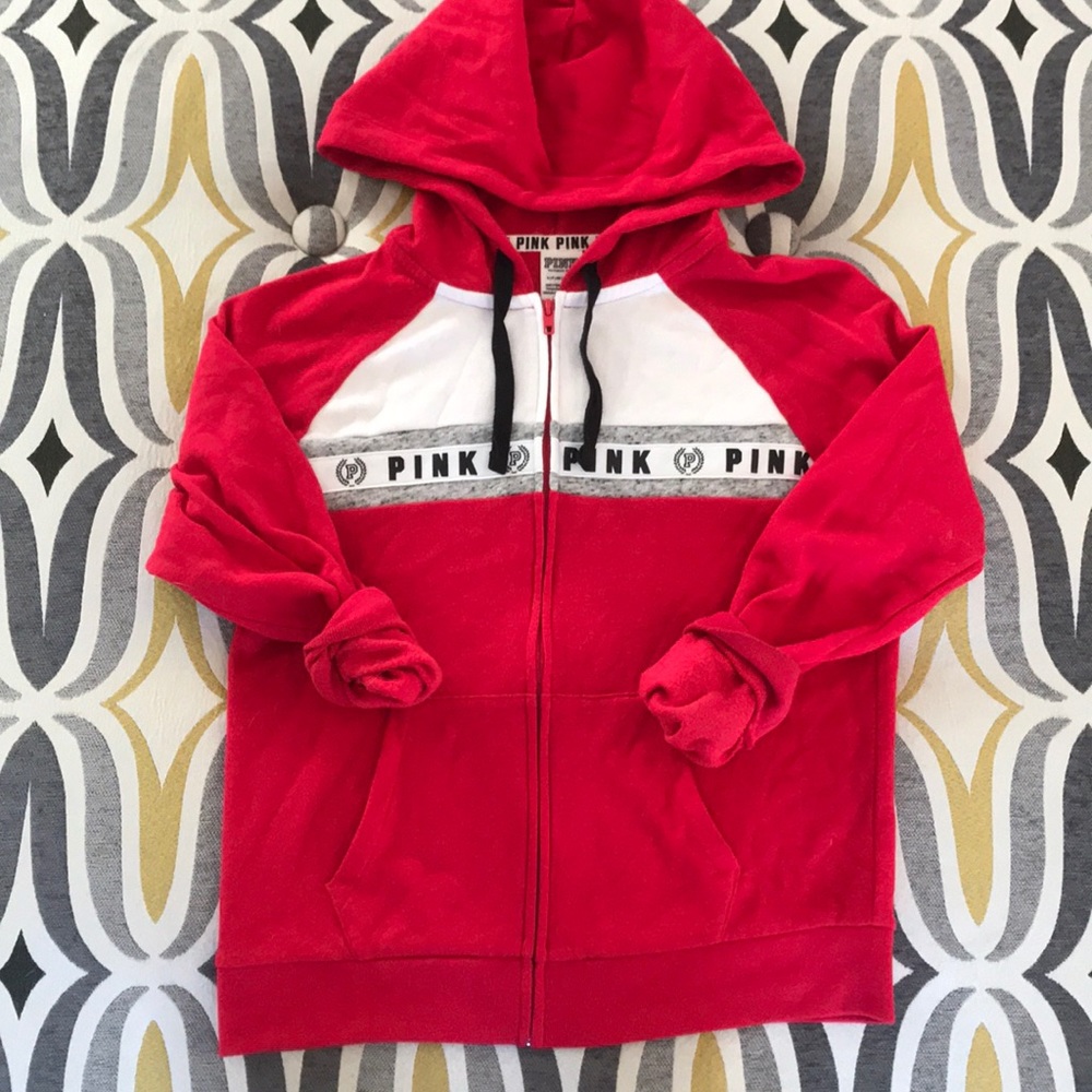 VS PINK full zip hoodie